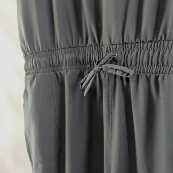 Albion Jumpsuit Women XXL 2X Black Jogger Zip Every Day Jetsetter Short Sleeve - Picture 11 of 15